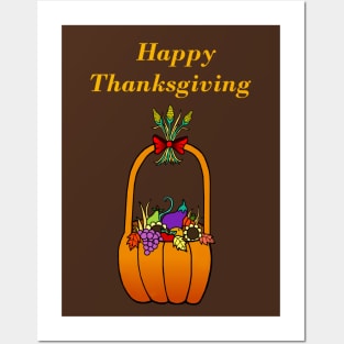 Thanksgiving Pumpkin Bounty Posters and Art